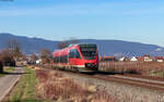 643 015 als RB 12439 (Neustadt(W) Hbf - Karlsruhe Hbf) bei Edesheim 14.1.25