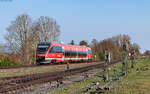 643 012  Winden  als RB 12407 (Neustadt(W) Hbf - Karlsruhe Hbf) im Bahnhof Winden 18.3.26