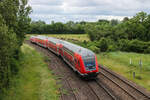 Seit dem 01.06.2026 ist ein aus 218 418-2, 5080 3681 078-8 DABpza, 5080 2681 173-9 DBpza und 5080 8681 104-1 DBpbzfa gebildeter Zug auf dem RE 6 zwischen Neustadt und Karlsruhe unterwegs. Am 03.06.2026 kroch der RE 12014 mit einer Versp�tung von 40 Minuten in den Landauer Hauptbahnhof. Grund daf�r war eine Blockst�rung zwischen Winden und Landau. Aufgrund der hohen Versp�tung endete der Zug fr�hzeitig in Landau.