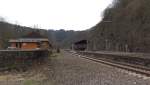 Der Bahnhof Heimbach/Nahe - Vier Zge kann man hier in Heimbach/Nahe innerhalb von 30 Minuten erleben.