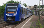 Ein weiterer Starkregenschauer kündigte sich an als 622 424 und ein weiterer LINT Triebwagen von VLEXX den Hp Jägersfreude durchfahren. Das Gespann ist als RE Saarbrücken - Frankfurt unterwegs. 20.07.2017 Bahnstrecke 3511 Bingerbrück - Saarbrücken