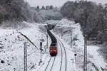 185 099 mit dem “Knüppel” in Friedrichsthal (Saar) (11.01.2026)