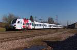 429 101 und ein Schwestertriebwagen (der wohl nur bis Trier mitläuft) ist als SÜWEX nach Koblenz unterwegs.