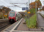 Ein Nachschuss von dem CFL Kiss 2313 fährt als RE11 aus Luxemburg-Hbf(L) nach Koblenz-Hbf(D) und kamm aus Richtung Trier und fuhr durch Salmtal in Richtung Koblenz.
