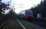 Eine Hamsterbacke 442 708 DB als RB82 aus Perl nach Wittlich-Hbf und hält in Sehlem und fährt in Richtung Salmtal,Wittlich,Koblenz bei Sonnenschein am Kalten Nachmittag vom 14.2.2015.