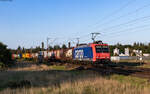 Re 482 008 mit dem DGS 40289 (Hamburg Billwerder Ubf - Basel SBB RB) bei Waghäusel 19.8.25