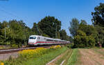401 068  Crailsheim  als ICE 2971 (Hamburg Altona - Karlsruhe Hbf) bei Grötzingen 19.8.25