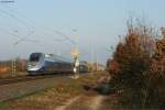 SNCF TGV Euroduplex 4706 als TGV 9580 Frankfurt-Marseille bei Forchheim.