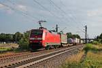 Mit dem KLV (Weil am Rhein Ubf - Hamburg Billwerder) war am 20.07.2017 die 152 041-0 (ex.