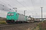 Am Nachmittag des 20.10.2017 fuhr ATLU/XRAIL 185 613-7  mit einem Containerzug nach Antwerpen, den sie bsi Aachen West bespannte, bei Müllheim (Baden) in Richtung Freiburg (Breisgau).