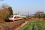 412 019 als ICE 271 (Frankfurt(Main)Hbf-Chur) bei Kollmarsreute 19.3.20