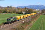 151 124-5 mit dem DGS 69126 (Basel Bad Rbf-Hochstadt Marktzeuln) bei Teningen 31.3.20