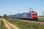 Am Nachmittag des 23.04.2020 fuhr Re 482 028-8  ChemOil Logistics AG  mit dem  LKW Walter -KLV DGS 43717 (Lübeck Skandinavienkai - Novara Boschetto), welchen sie von Lübeck bis Basel SBB RB