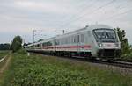 Am Nachmittag des 14.05.2020 fuhr Nachmittag des 16.04.2020 der IC-Steuerwagen D-DB 51 80 80-95 007-5 (Bauart: Bimmdzf 287.0) zusammen mit der 101 048-7 am Zugschluss als Lr 78735 (Karlsruhe Hbf -