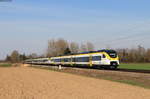 463 010-9, 463 013-3 und 463 021-6 als RB 17121 (Offenburg-Freiburg(Brsg)Hbf) bei Riegel 8.3.21