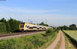 1462 010 und 1462 014 als RE 17005 (Offenburg-Basel Bad Bf) bei Köndringen 16.6.21