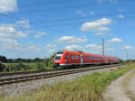 Heitersheim - 17. September 2021 : VT 612 901/902 Systemtechnik Minden unterwegs in Richtung Süden.