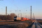 185 537-6 mit dem DGS 41001 (Köln Eifeltor - Bologna Interporto) in Niederschopfheim 13.1.22