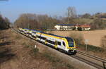 1462 012 als Lt 796xx (xxx - Freiburg(Brsg)Hbf) bei Riegel 4.3.22