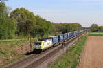 186 153-3 mit dem DGS 43557 (Lutterade - Gallarate) bei Niederschopfheim 21.4.22