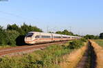 412 057  Bundesrepublik Deutschland  als ICE 3 (Karlsruhe Hbf - Zürich HB) bei Köndringen 10.6.22