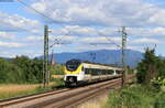 463 018-2 und 463 007-5 als RB 17124 (Freiburg(Brsg)Hbf - Offenburg) bei Köndringen 10.6.22