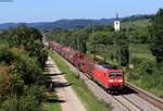 185 086-6 mit dem EZ 45013 (Mannheim Rbf - Chiasso Smistamento) bei Denzlingen 8.7.22