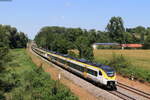 463 016-6; 463 082-8 und 463 084-4 als 17121 (Offenburg - Freiburg(Brsg)Hbf) bei Riegel 15.7.22