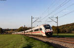 412 056 als ICE 371 (Berlin Ostbahnhof - Basel Bad Bf) bei Kollmarsreute 17.10.22