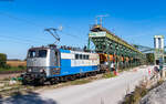 151 075 als Rangierfahrt bei Friesenheim 2.10.25