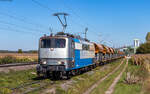 151 075 als Rangierfahrt im Anschluss Uhl Friesenheim 2.10.25  