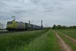 145 CL-031 mit einem LKW-Walter-Zug am 23.05.13 bei Hgelheim.