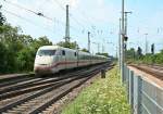 401 5__-_ als ICE ___ nach Berlin Ostbahnhof am Vormittag des 25.07.13 in Mllheim (Baden).