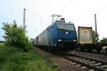 Am 06.08.13 strandete 185 593-1 mit dem 99479 Richtung Aachen auf Grund des ausgefallenen Zugfunks in Mllheim (Baden).