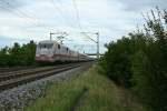 401 074-0 als ICE 75 von Hamburg Altona nach Zrich HB am Nachmittag des 14.09.13 bei Hgelheim.