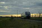 X73907 war am Nachmittagd es 07.01.14 als IRE von Mulhouse-Ville nach Freiburg (Breisgau) Hbf unterwegs.