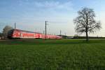 50 80 80-35 301-6 als Steuerwagen eines RE's von Offenburg nach Basel Bad.