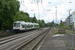 BSB-VT010 und BSB-VT 018 aus Breisach am Nachmittag des 03.05.14 bei der Einfahrt in den Zielbahnhof Freiburg (Breisgau) Hbf.