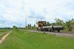 Der Mllheimer SKL, ehemals  Mllheimer Express , auf dem Weg nach Freiburg (Breisgau) am Vormittag des 08.05.14 sdwestlich von Hgelheim.