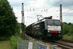 ES 64 F4-282 mit dem 48670 aus der Schweiz in Richtung Norden am Nachmittag des 12.07.14 nrdlich von Leutersberg.