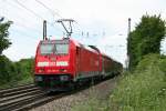 146 230-8 mit einer RB von Neuenburg (Baden) nach Freiburg (Breisgau) Hbf am Nachmittag des 12.07.14 nrdlich von Leutersberg.