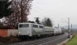 139 558-1 mit dem DbZ 92025 (Rostock Seehafen-Basel Bad Bf) bei Kollmarsreute 27.1.15