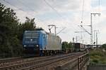 Am Nachmittag des 04.09.2018 fuhr ATLU/RTX 185 510-5 mit einem Containerzug nach Belgien, welchen sie bis Aachen West bespannte, bei Müllheim (Baden) durchs Rheintal in Richtung Freiburg