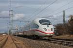 Am Nachmittag des 09.02.2019 fuhr 406 084-4 (4684)  Forbach-Lorraine  als ICE 105 (Amsterdam CS - Basel SBB) zusammen mit 406 511-6 (4611)  Düsseldorf  als ICE 505 (Köln Hbf - Basel SBB) bei