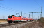 146 238-1 mit dem RE 17021 (Offenburg-Basel Bad Bf) bei Schliengen 31.3.20