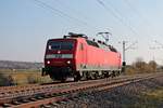Portrait von 120 133-4, als sie am Abend des 02.04.2020 als PbZ 2462 (Basel Bad Bf - Frankfurt (Main) Hbf) und ohne Anhang nördlich von Hügelheim über die Rheintalbahn in Richtung