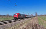 Denzlingen - 19. März 2025 :  Bahn Bonus  Werbelok 101 115 am EC 7 von Hamburg-Haarburg nach Interlaken Ost.

Link zum Video : https://www.youtube.com/watch?v=gxd9f3B9Tjs