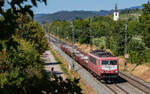 155 078 mit dem DGS 88959 (Abensberg - Basel Bad Rbf) bei Denzlingen 12.8.26