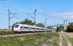 412 064 als ICE 103 (Hamburg Altona - Basel SBB) in Friesenheim 10.9.26