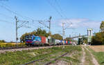 193 519 mit dem DGS 44691 (Offenburg Gbf - Basel Grenze) in Friesenheim 10.9.26